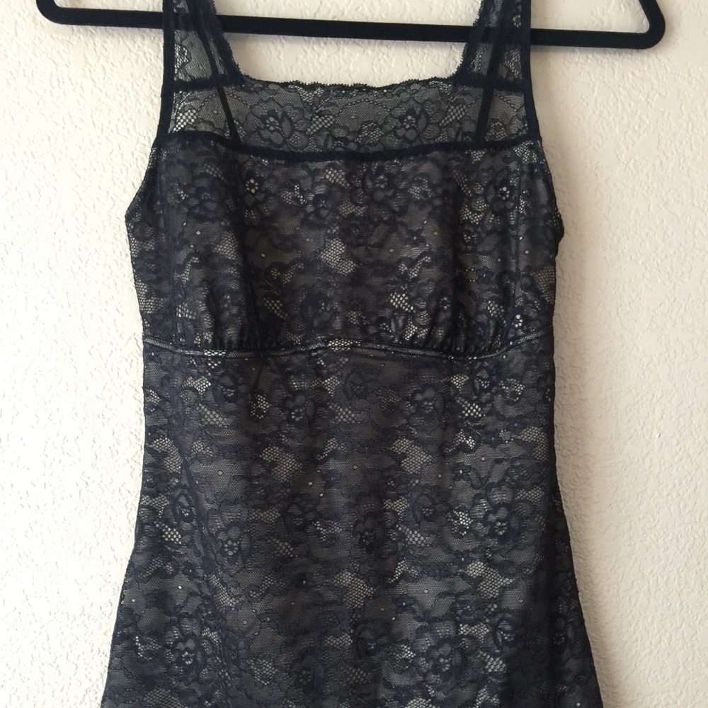 Black lace cami shapewear